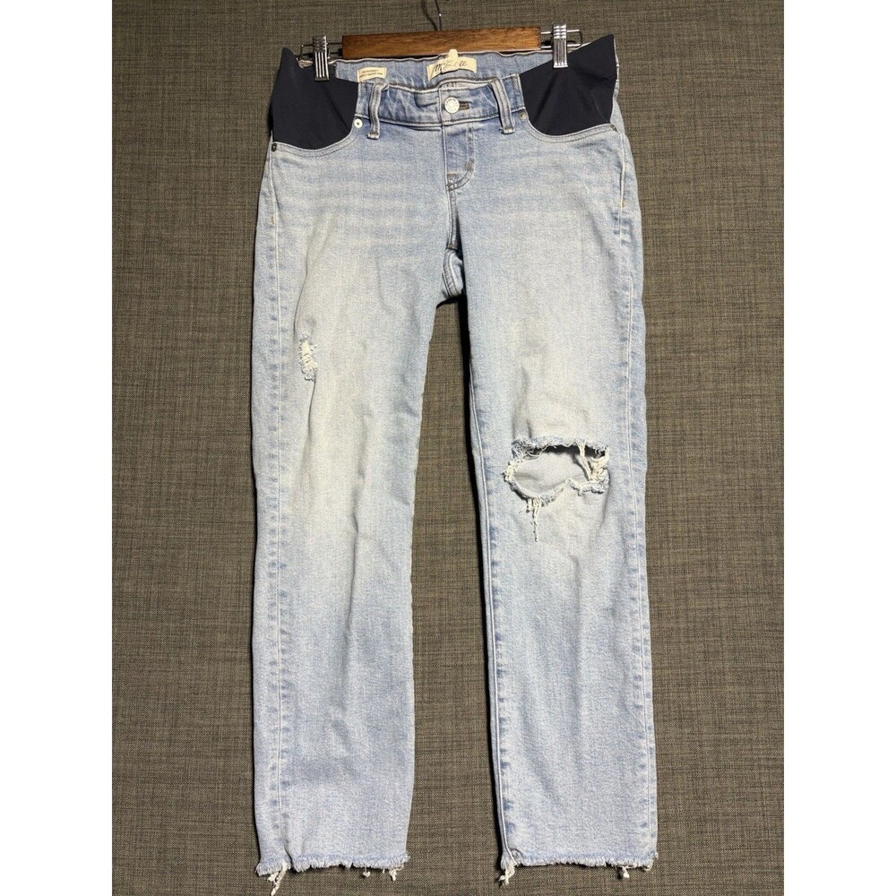 Madewell The Maternity Over-the-Belly Perfect Vintage Jean Light Wash Size 27
